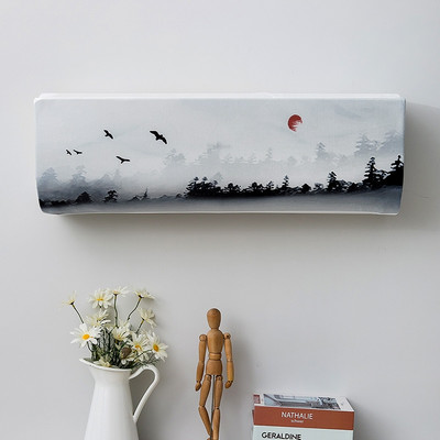High Stretch Digital PrintingNou chinezesc modern de uz casnic pentru aer condiționat Husă complet pânză portabil Kit camera de zi Dormitor