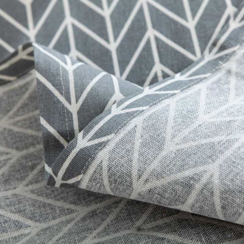 30x90cm Nordic Grey Arrow Print Βαμβακερό λινό γενικό κάλυμμα φούρνου μικροκυμάτων Μπαλάκι φούντα τσέπη Γεωμετρικό ηλεκτρικό κάλυμμα φούρνου