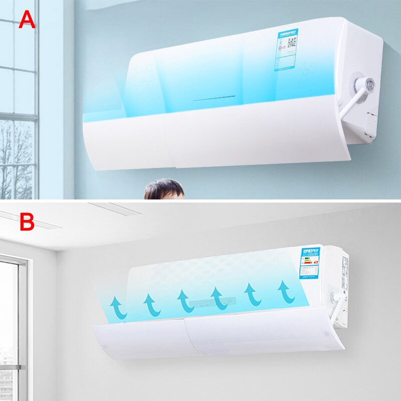 Πρόσφατα αντιανεμικό τηλεσκοπικό κάλυμμα κλιματισμού Παρμπρίζ με κουκούλα αέρα κατά της άμεσης εμφύσησης