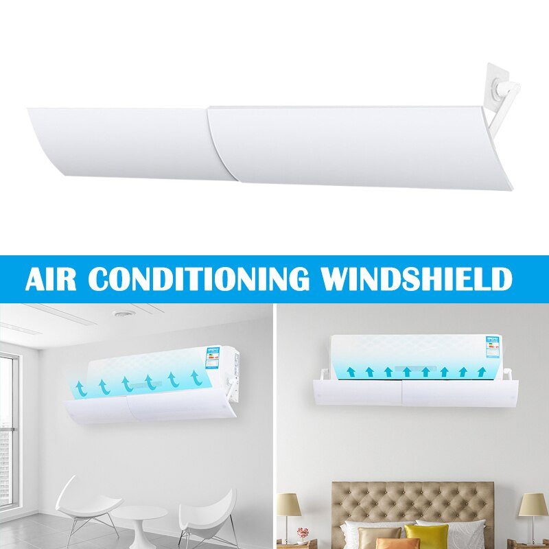 Πρόσφατα αντιανεμικό τηλεσκοπικό κάλυμμα κλιματισμού Παρμπρίζ με κουκούλα αέρα κατά της άμεσης εμφύσησης