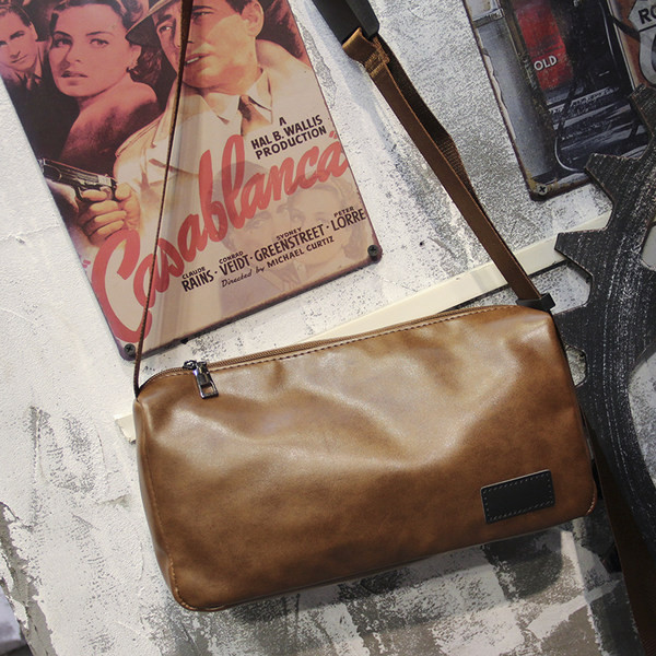 Pánska taška z eko kože s 3D prvkom