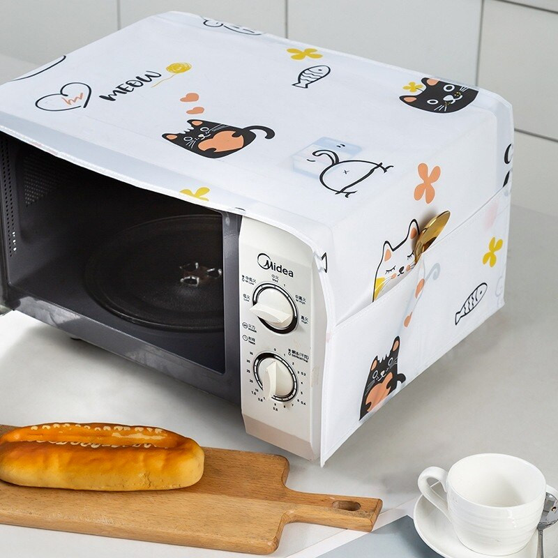 Kuhinjski dodaci Vodootporni poklopci za mikrovalnu pećnicu Vreća za pohranu otporna na masnoću Dvostruki džepovi Poklopci za prašinu Napa za mikrovalnu pećnicu