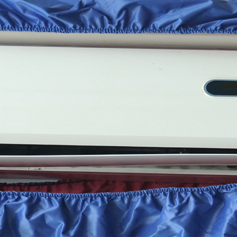 Kryt na čistenie klimatizácie, nástenný modrý závesný vodotesný ochranný vrecko na umývanie domácnosti, prachotesné vrecko, vrecká na čističe 2021