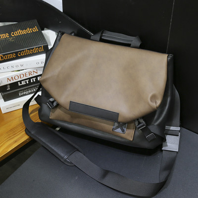 Pánska moderná taška z eko kože s dlhým uchom