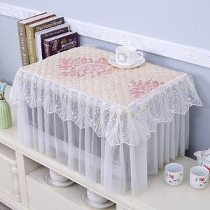 Δαντελένιο κάλυμμα για τη σκόνη φούρνου μικροκυμάτων Κάλυμμα προστασίας από τη σκόνη Κάλυμμα προστασίας από τη σκόνη κάλυμμα ποιμενικού στυλ Αξεσουάρ κουζίνας Προμήθειες