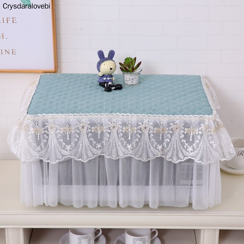 Δαντελένιο κάλυμμα για τη σκόνη φούρνου μικροκυμάτων Κάλυμμα προστασίας από τη σκόνη Κάλυμμα προστασίας από τη σκόνη κάλυμμα ποιμενικού στυλ Αξεσουάρ κουζίνας Προμήθειες