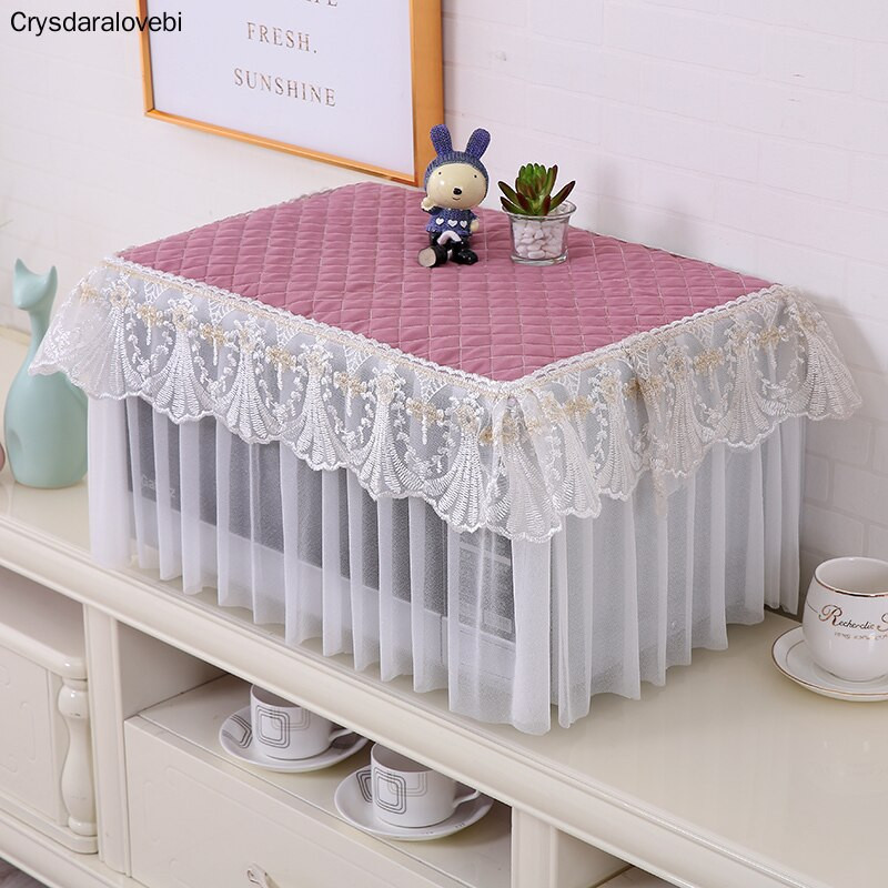 Δαντελένιο κάλυμμα για τη σκόνη φούρνου μικροκυμάτων Κάλυμμα προστασίας από τη σκόνη Κάλυμμα προστασίας από τη σκόνη κάλυμμα ποιμενικού στυλ Αξεσουάρ κουζίνας Προμήθειες