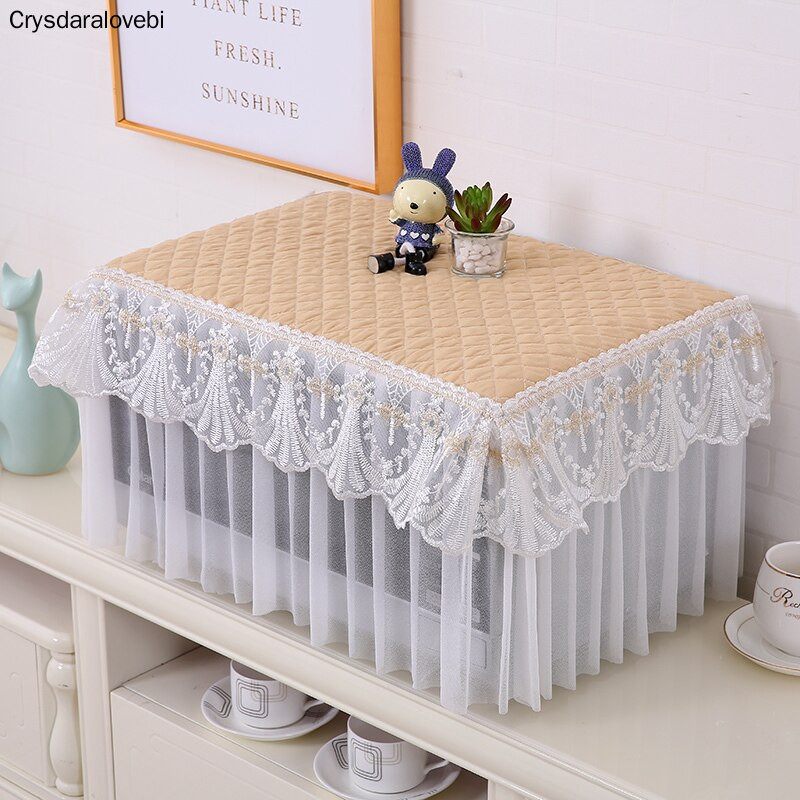 Δαντελένιο κάλυμμα για τη σκόνη φούρνου μικροκυμάτων Κάλυμμα προστασίας από τη σκόνη Κάλυμμα προστασίας από τη σκόνη κάλυμμα ποιμενικού στυλ Αξεσουάρ κουζίνας Προμήθειες