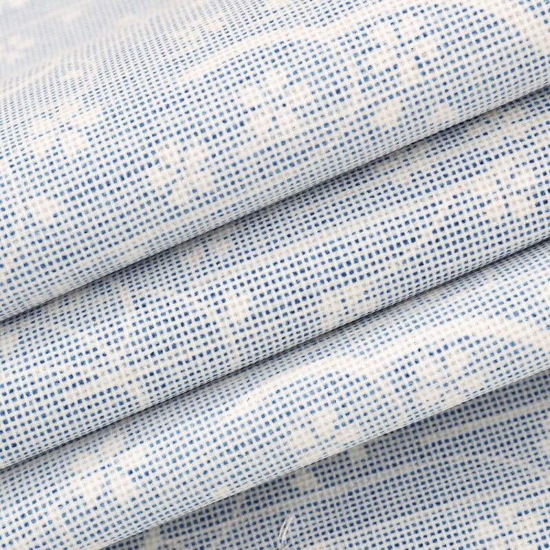 Japan Style Blue Shivering Flower Lines Print Dulkėms atsparus dangtelis mikrobangų krosnelei Dangtis Žuvies žvynai Style Kepimo mašinos Dangtis