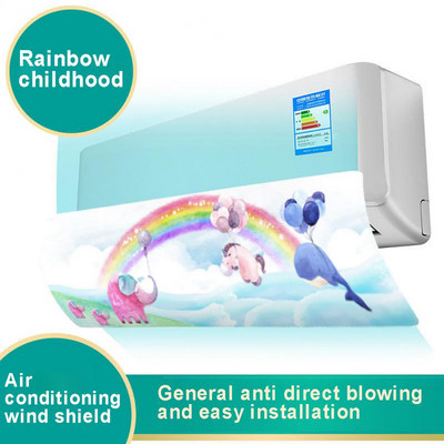 Deflector de aer pentru aer condiționat Deflector de aer cu suflare directă Deflector de uz casnic Parbriz de tip suspendat pentru accesorii pentru casă