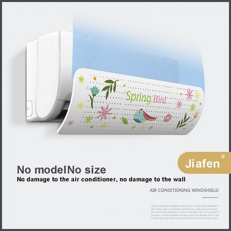 Deflector de aer pentru aer condiționat Deflector de aer cu suflare directă Deflector de uz casnic Parbriz de tip suspendat pentru accesorii pentru casă