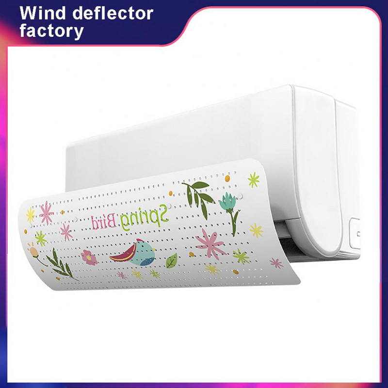 Deflector de aer pentru aer condiționat Deflector de aer cu suflare directă Deflector de uz casnic Parbriz de tip suspendat pentru accesorii pentru casă