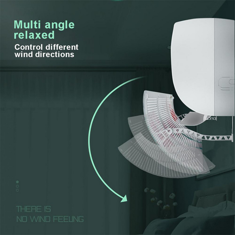 Deflector de aer pentru aer condiționat Deflector de aer cu suflare directă Deflector de uz casnic Parbriz de tip suspendat pentru accesorii pentru casă