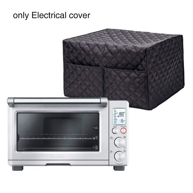 Capac matlasat, rezistent la praf, lavabil, cu convecție, pentru prăjitor de pâine, accesorii impermeabile, depozitare durabilă, cu buzunare