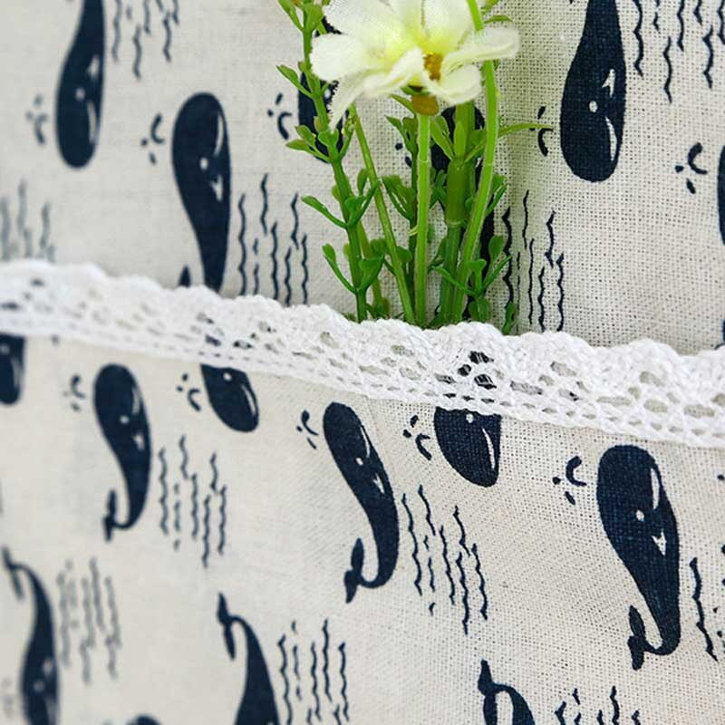 35*95cm prachotesný kryt do mikrovlnnej rúry s vreckami, látkový ochranný kryt do mikrovlnných rúr M56