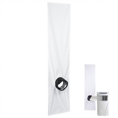 Garnitură de fereastră AirLock pentru aer condiționat mobil portabil 3 M 4 m Placă de etanșare din pânză flexibilă cu adeziv cu fermoar rapid