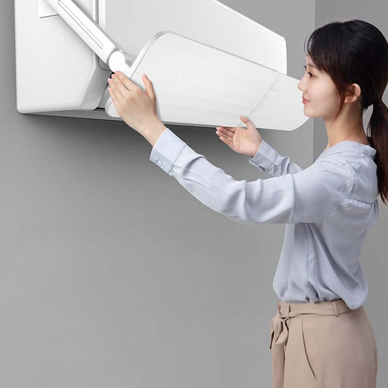 Škálovateľný závesný deflektor čelného skla klimatizácie proti priamemu fúkaniu vzduchu pre domácnosť, nastaviteľný prepážka