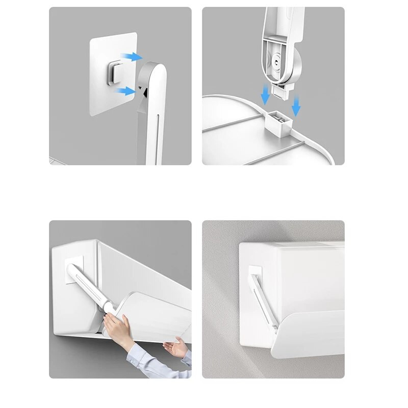 Škálovateľný závesný deflektor čelného skla klimatizácie proti priamemu fúkaniu vzduchu pre domácnosť, nastaviteľný prepážka