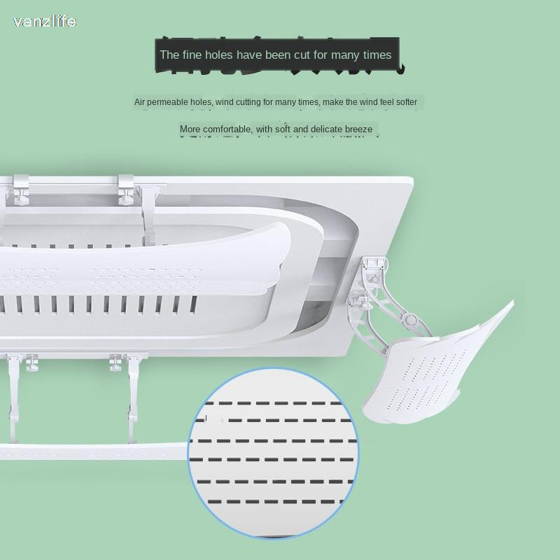 Keskkonditsioneer Tuulelaud Tuulesuunaja Konditsioneer kaitse Tuulekaitse Otsese puhumise tuulesuunaja