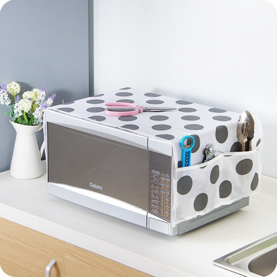 Vodotesný 1 ks odolný proti mastnote, úložný kryt proti prachu, kuchynské príslušenstvo, dvojité vrecká, kryt do mikrovlnnej rúry, digestor do mikrovlnnej rúry