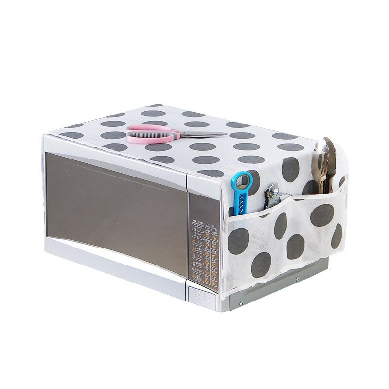 Vodotesný 1 ks odolný proti mastnote, úložný kryt proti prachu, kuchynské príslušenstvo, dvojité vrecká, kryt do mikrovlnnej rúry, digestor do mikrovlnnej rúry