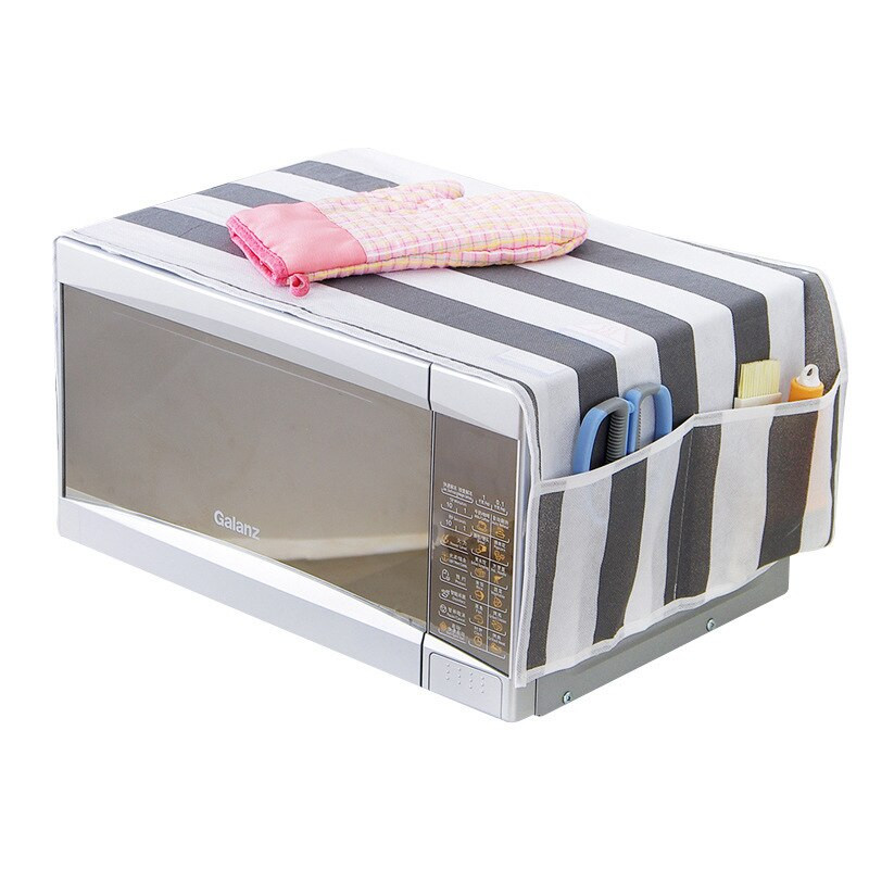 Vodotesný 1 ks odolný proti mastnote, úložný kryt proti prachu, kuchynské príslušenstvo, dvojité vrecká, kryt do mikrovlnnej rúry, digestor do mikrovlnnej rúry