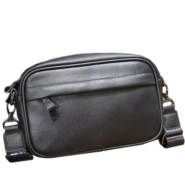 Pánska taška z eko kože - so zipsom