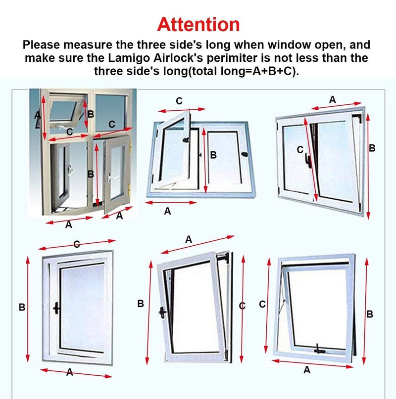 Vízálló Hot Air Stop klíma Kimeneti ablak tömítő készlet mobil klíma tartozékokhoz Otthoni klíma burkolat
