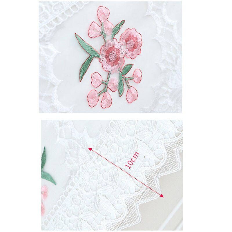 Mikrohullámú sütő burkolatok Porálló csipkeszövetből készült sütővédő burkolat tasakkal konyhai lakberendezési ruha