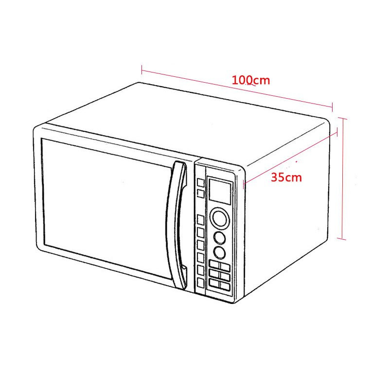 Mikrohullámú sütő burkolatok Porálló csipkeszövetből készült sütővédő burkolat tasakkal konyhai lakberendezési ruha
