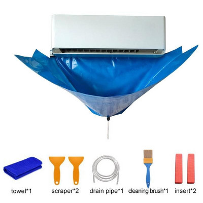 Poklopac klima uređaja Pranje Zidni klima uređaj Čišćenje Zaštitni poklopac prašine Čisti alat Remen za zatezanje za 1-1.5P