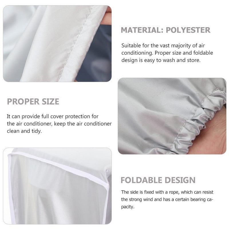 Kryt klimatizácie pre vonkajšiu jednotku, kryty okien, prachu, centrálnej zimnej ochrany, vonkajšej vodeodolnej ochrany proti slnku