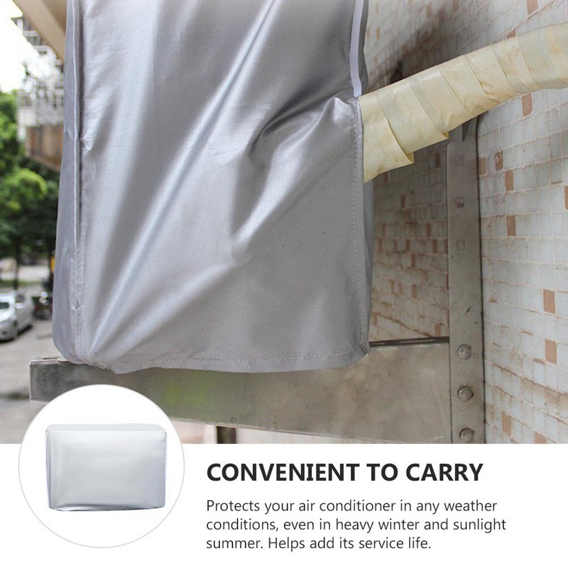 Kryt klimatizácie pre vonkajšiu jednotku, kryty okien, prachu, centrálnej zimnej ochrany, vonkajšej vodeodolnej ochrany proti slnku