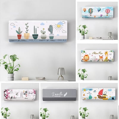 Függő légkondicionáló burkolat Cartoon Fresh Pattern Légkondicionáló védő Falra szerelhető klíma burkolat Nordic Decor