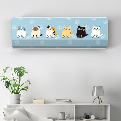 Viseći poklopac za klima uređaj Crtani svježi uzorak Zaštitnik za klima uređaj Zidni poklopac za klima uređaj Nordijski dekor