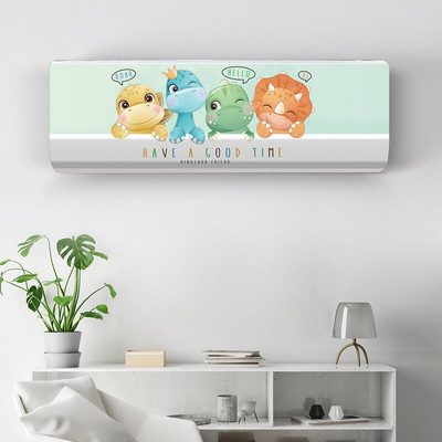 Viseći poklopac za klima uređaj Crtani svježi uzorak Zaštitnik za klima uređaj Zidni poklopac za klima uređaj Nordijski dekor