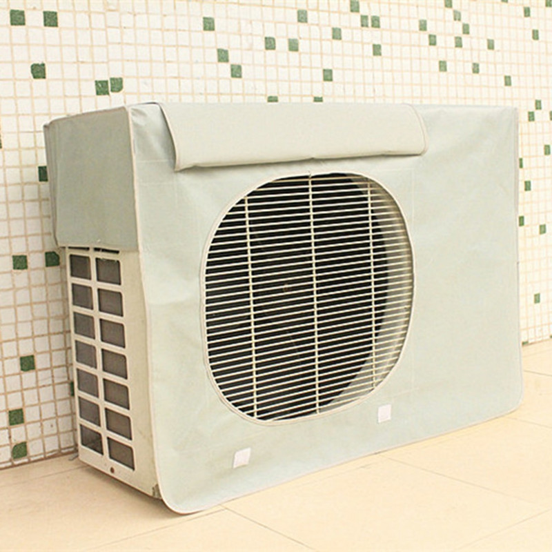 Kryt klimatizácie, protiprachový vonkajší vodotesný kryt proti prachu, kryt klimatizačnej jednotky, ochranný kryt proti slnku a prachu, látkový štít