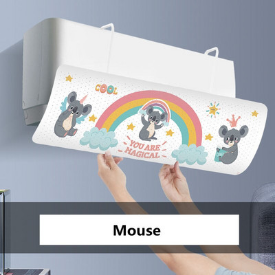 Aparat de aer condiționat Deflector de vânt Reglabil din plastic Aer condiționat Protecție anti-suflare directă Parbriz de aer acasă Deflector răcit