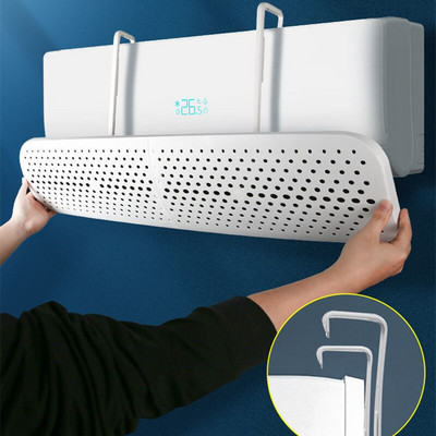 Deflektor pre domácu klimatizáciu, nastaviteľný, škálovateľný, závesný, čelné sklo klimatizácie, proti priamemu fúkaniu