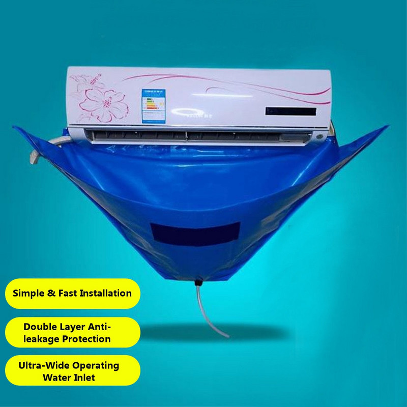 Oro kondicionierius, vandeniui atsparus Oksfordo audinio dangtelio maišelių rinkinys plovimo įrankis, montuojamas ant sienos, valymo apsauginis nuo dulkių maišelio valymo įrankis