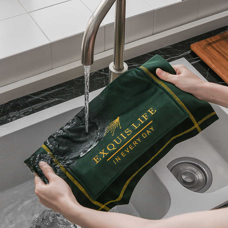 Kryt na mikrovlnnú rúru, digestor, olejotesný kryt s dvojitými vreckami, kryt na prach, domáce kuchynské doplnky, zamatová látka, bytová dekorácia