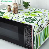 Noul capac de praf pentru cuptorul cu microunde de înaltă calitate Scutul pentru cuptor Artă din pânză Stil rural Cinci tipuri diferite cu pungă de conținut magazin
