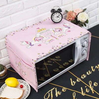 Severský štýl Žirafa z bavlny a konope Protiprachový kryt mikrovlnnej rúry Cobertura para beterraba Cubierta de polvo para horno