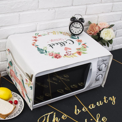 Severský štýl Žirafa z bavlny a konope Protiprachový kryt mikrovlnnej rúry Cobertura para beterraba Cubierta de polvo para horno