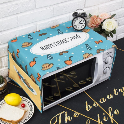 Severský štýl Žirafa z bavlny a konope Protiprachový kryt mikrovlnnej rúry Cobertura para beterraba Cubierta de polvo para horno