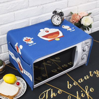 Severský štýl Žirafa z bavlny a konope Protiprachový kryt mikrovlnnej rúry Cobertura para beterraba Cubierta de polvo para horno