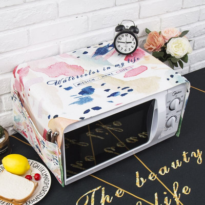 Severský štýl Žirafa z bavlny a konope Protiprachový kryt mikrovlnnej rúry Cobertura para beterraba Cubierta de polvo para horno