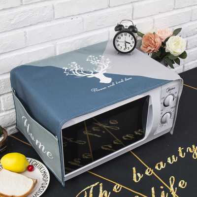 Šiaurės stiliaus medvilnės ir kanapių elniai Mikrobangų krosnelės dulkių dangtelis Cobertura para beterraba Cubierta de polvo para horno