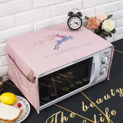 Šiaurės stiliaus medvilnės ir kanapių elniai Mikrobangų krosnelės dulkių dangtelis Cobertura para beterraba Cubierta de polvo para horno