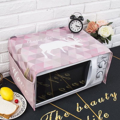 Šiaurės stiliaus medvilnės ir kanapių elniai Mikrobangų krosnelės dulkių dangtelis Cobertura para beterraba Cubierta de polvo para horno